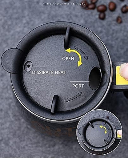 Self Stirring Mug Auto Self Mixing Stainless Steel Cup for Coffee/Tea/Hot Chocolate/Milk Mug for Office/Kitchen/Travel/Home -450Ml/15Oz the Best Gift（Emerald Green）…